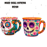 !MB! Mugs skull catrina Decor