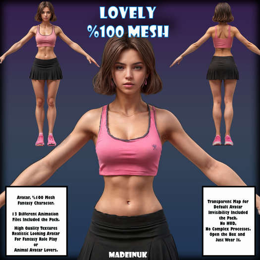 MADEINUK - Lovely - Mesh Avatar