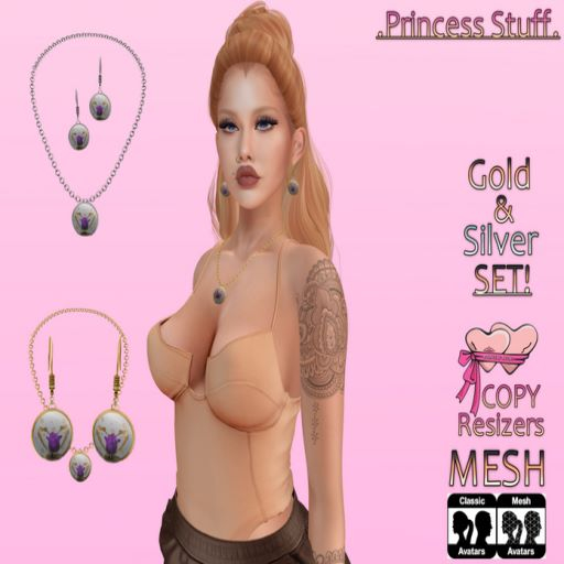 .Princess Stuff. [Love is Magic] Jewel Set! G&S Purple