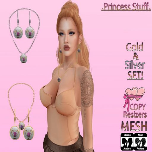 .Princess Stuff. [Love is Magic] Jewel Set! G&S Magenta