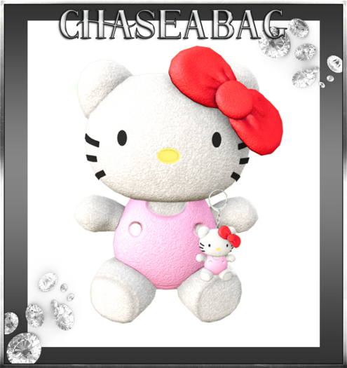Pink "Lucien Vaultier"  Purrr de Luxe Kitty/KeyChain