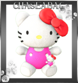 Dark Pink "Lucien Vaultier"  Purrr de Luxe Kitty/KeyChain
