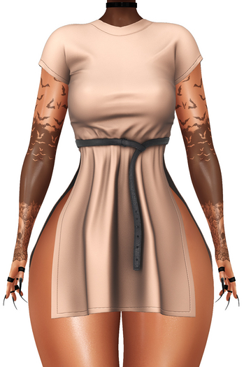 Limited Addiction - Diamond Dress - Tan