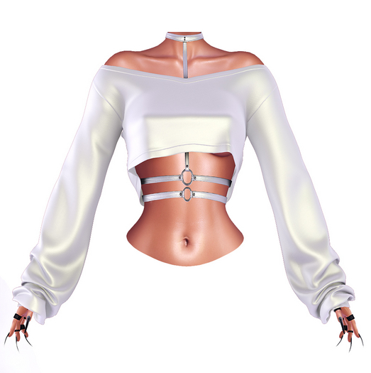 Limited Addiction - Foxy Top - White