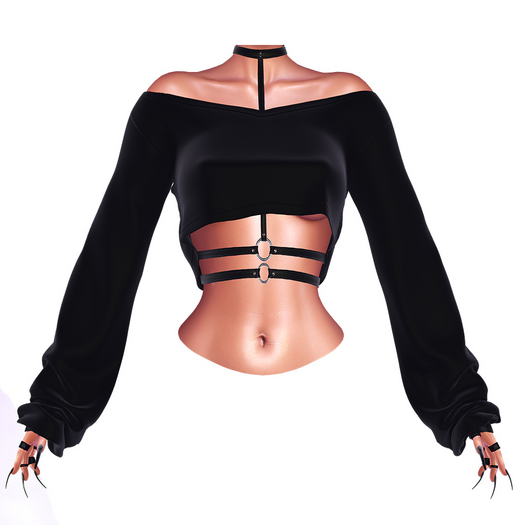 Limited Addiction - Foxy Top - Black