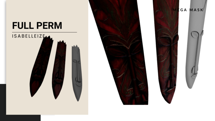 Mega Size Mask - Full Perm Mesh