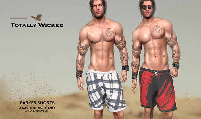 Totally Wicked - Parker shorts_FATPACK