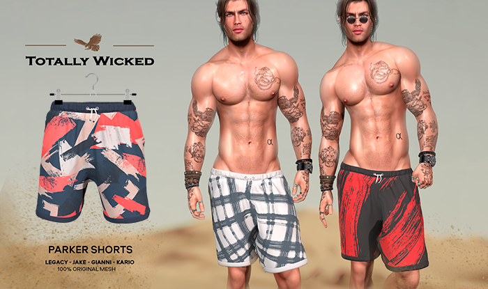Totally Wicked - Parker shorts_C02