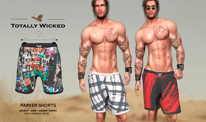 Totally Wicked - Parker shorts_C05