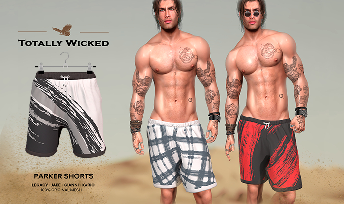 Totally Wicked - Parker shorts_C06