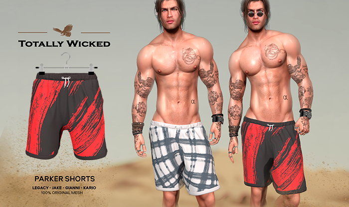 Totally Wicked - Parker shorts_C08