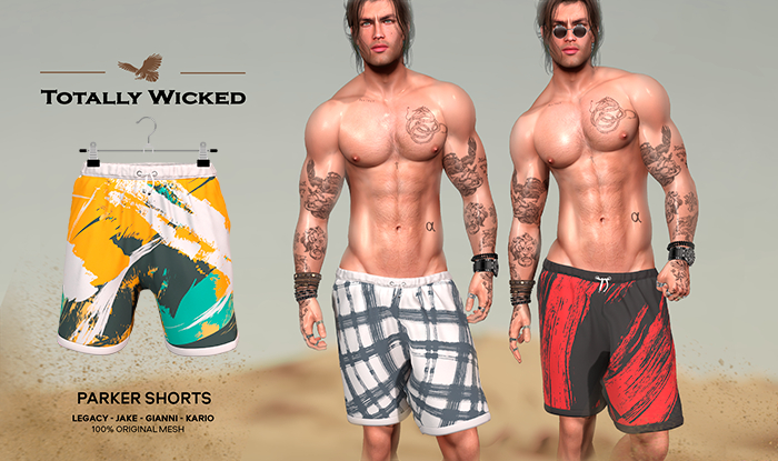 Totally Wicked - Parker shorts_C09
