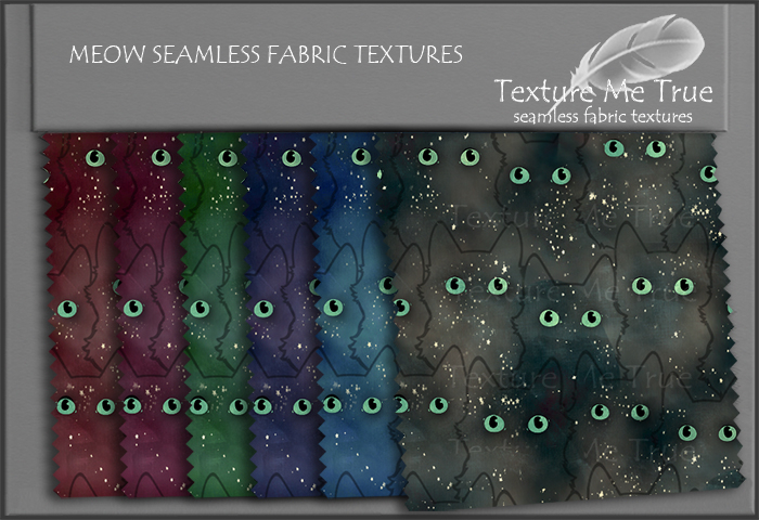TMT Meow seamless fabric textures