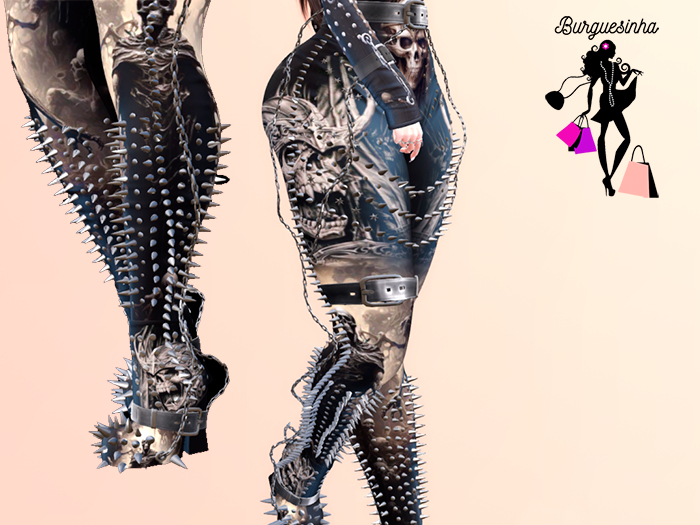 [Burguesinha] GHOST RIDER_PANTS_BOOTS