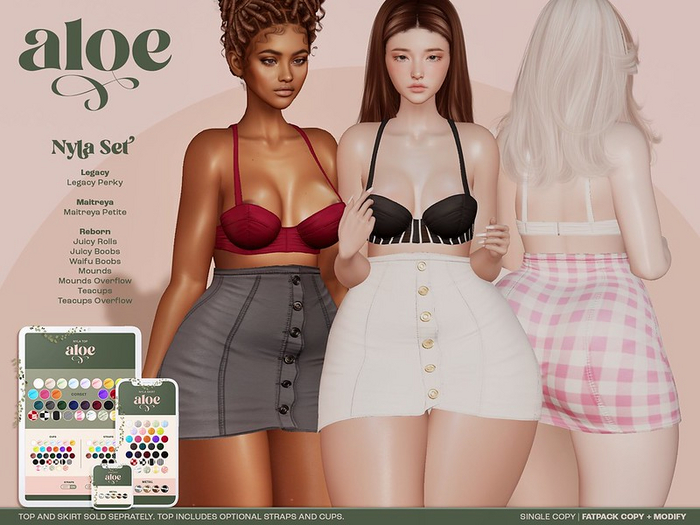 Aloe. Nyla Skirt // FATPACK