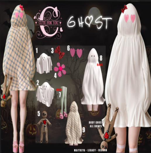 07- cute for you - ghost- RARE