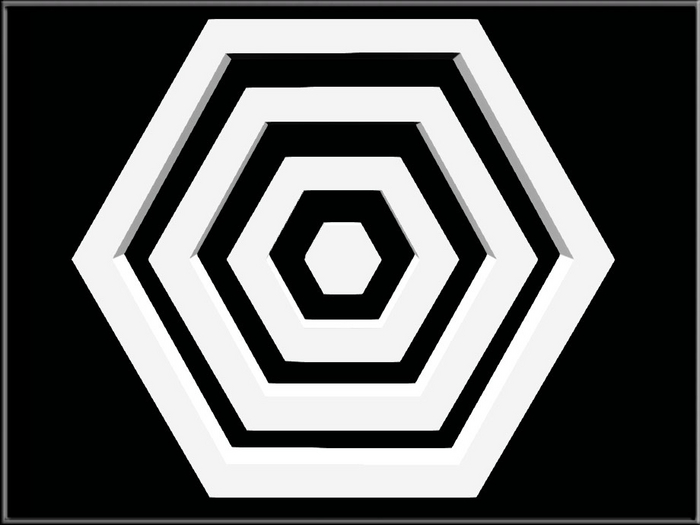 T-3D Creations [ Hexagonal Target ] Micro and Regular Mesh
