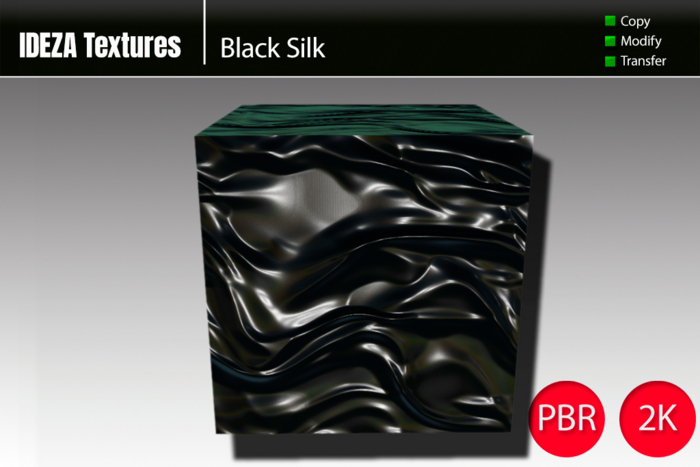 IDEZA Textures - Black Silk