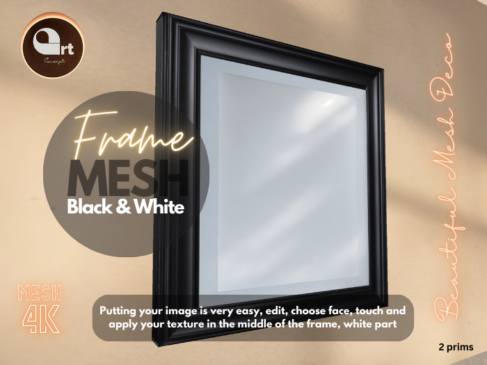 Frame Mesh Black & White