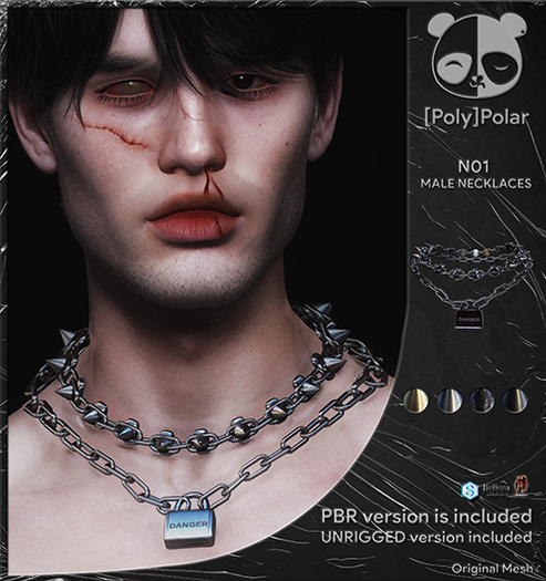 [Poly]Polar N01 MALE Necklaces (STANDARD Material) DEMO