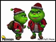 Meshuga Christmas Grinch Toon FULL PERM MESH 