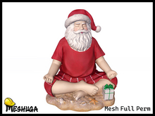 Meshuga Christmas Meditating Santa Figurine FULL PERM MESH