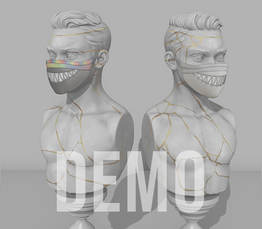 Second Life Marketplace - [TRAP x DELTA] Trapped Mask DEMO