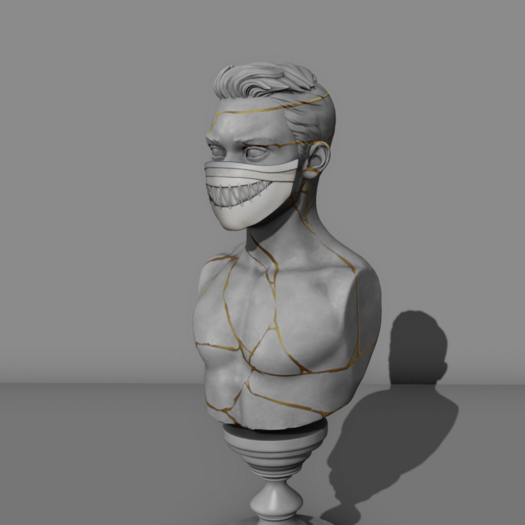 [TRAP x DELTA] Trapped Mask White