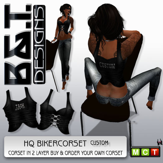 !   BikerCorset ~ CUSTOM work  ! [NEW RELEASE]