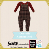 Suki Animesh Baby - Overalls Autumn Red (Bag)