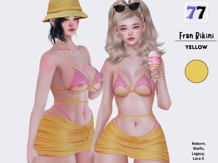 77Store - Fran Bikini - Yellow
