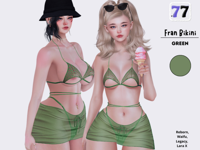77Store - Fran Bikini - Green