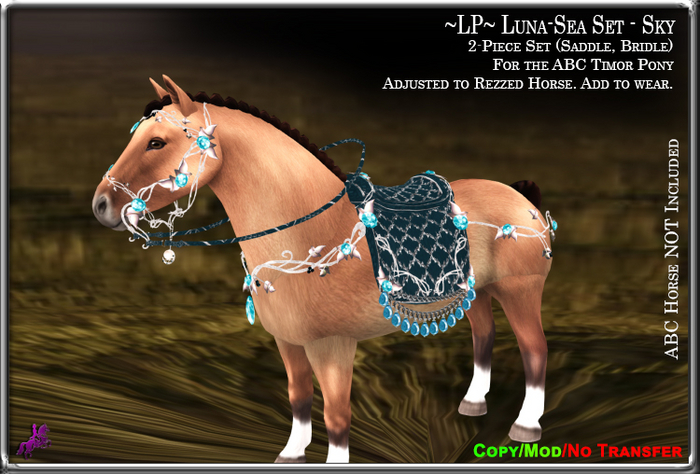 ~LP~ Luna Sea Tack Set [BOXED] ABC Timor Sky