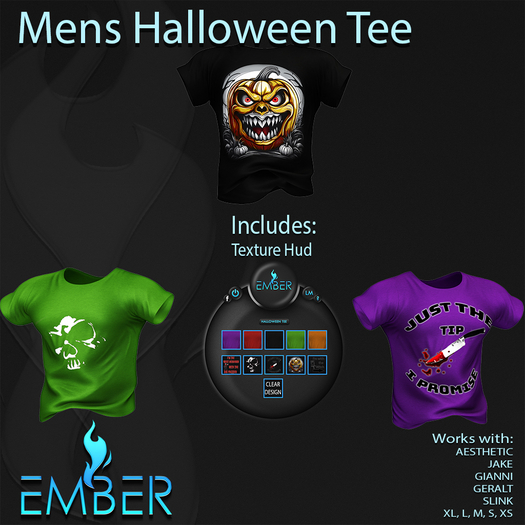 EMBER Mens Halloween Tee (Unpack)