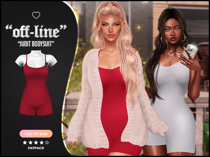 "Off-Line" x "Judit" Bodysuit / Fatpack
