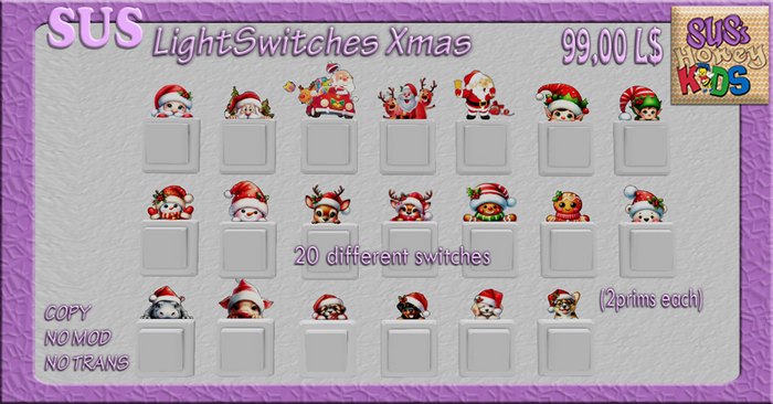 SUS LightSwitches XMas BOX