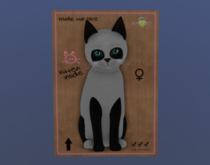 KittyCatS Female Cat Kitten Pandie Ebony & Ivory Genesis Aqua