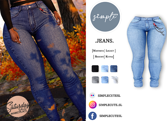 [simpleCUTE]  Jeans - Light  //ADD ME//