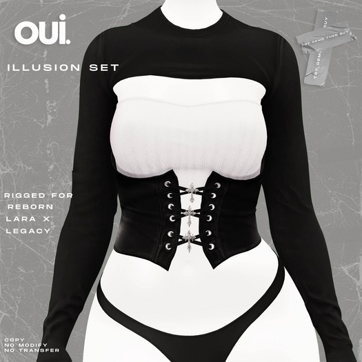 -OUI- ILLUSION SET  WHITE