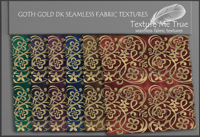 TMT Goth Gold DK seamless fabric textures