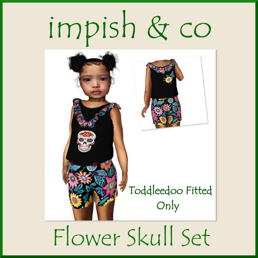 impish & co ~ Flower Skull Set BOX