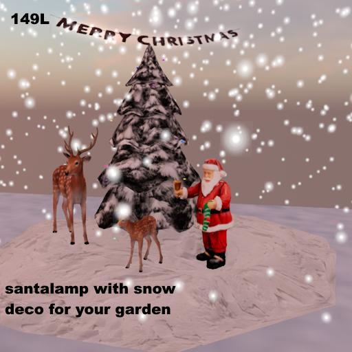 santa lamp
