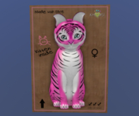 KittyCatS Female Cat Kitten Tiger! Bubblegum Tapestry Reef