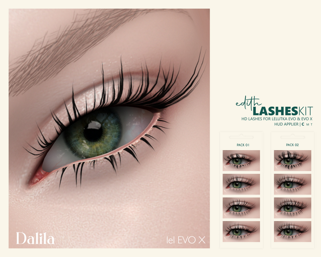 Dalila Edith Lashes Kit