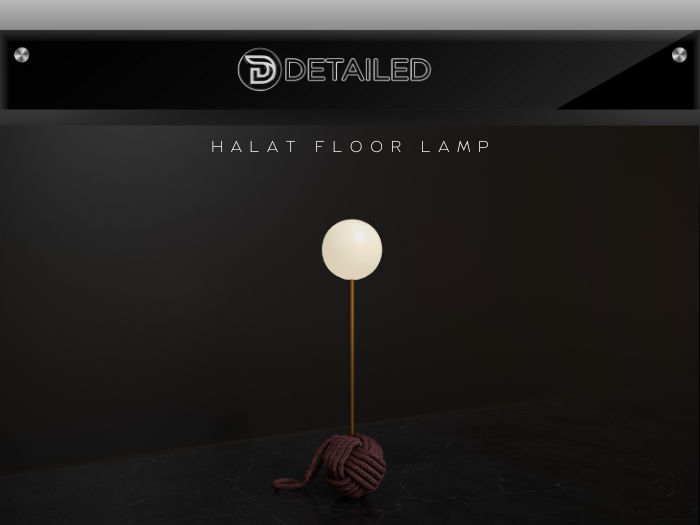 DT- Halat Lamp Burgundy 