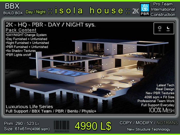 ISOLA House / Day & Night / PBR 2K+ 