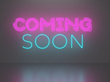 Coming soon 3 neon sign Full Permission
