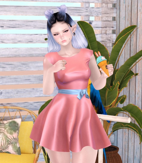 Bellara - Linda Dress - Rosegold - Maytreia, Reborn, Legacy, Erika, Kupra