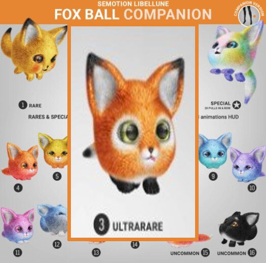 SEmotion Libellune Fox Ball Companion ULTRARARE 03
