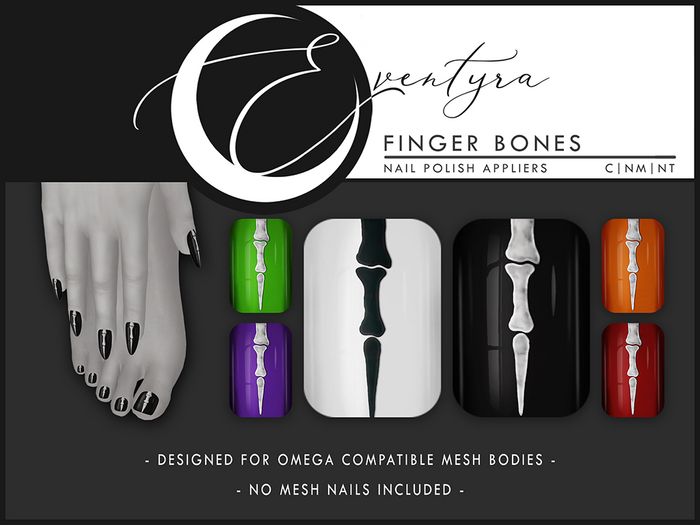 Eventyra - Omega Nail HUD - Finger Bones